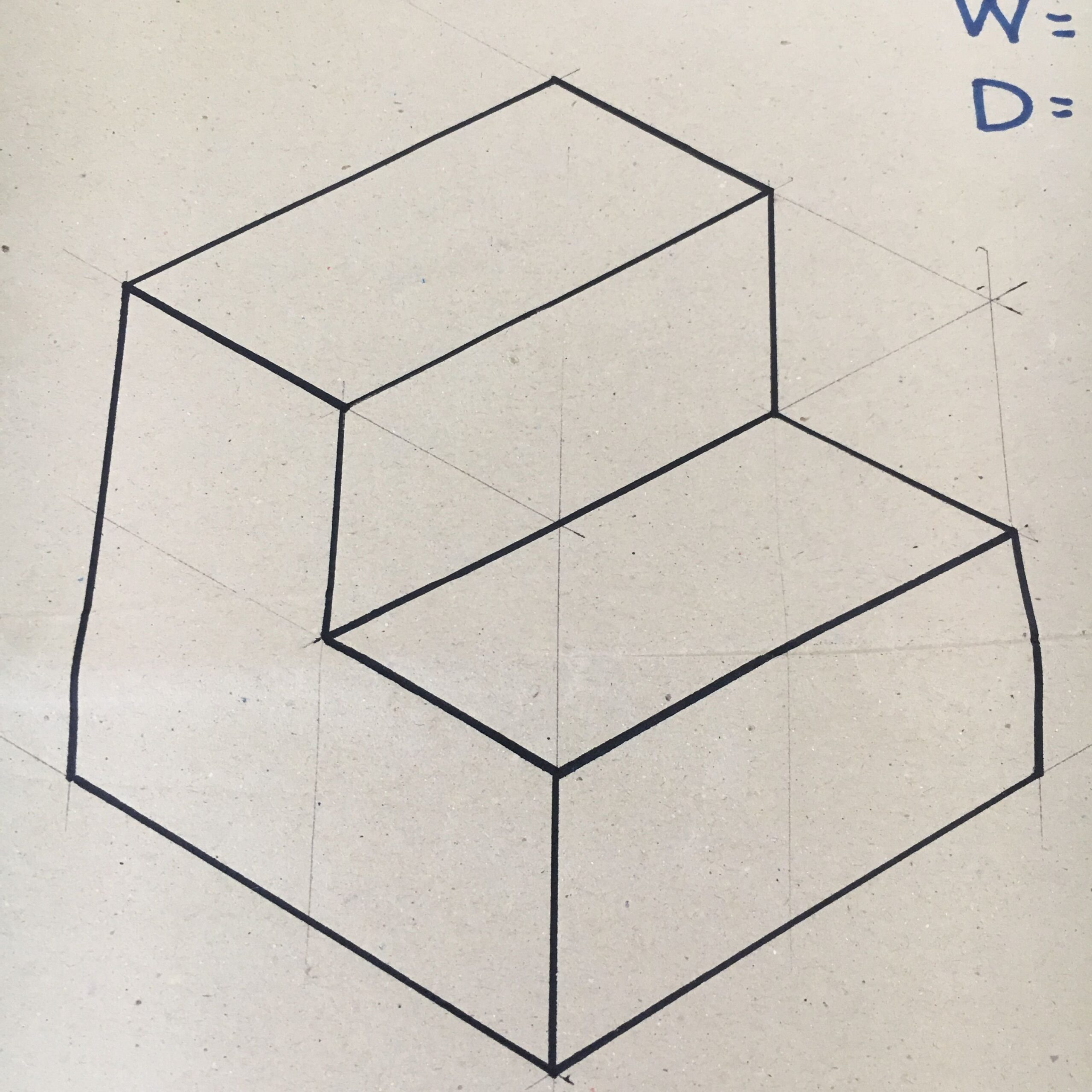 Isometric Tutorial 3D Drawing Steemit