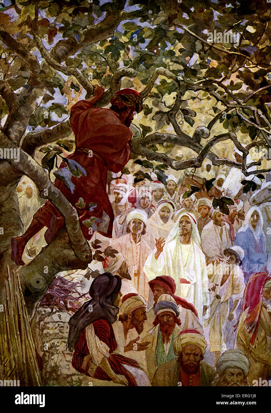 Jesus And Zacchaeus Zacchaeus Wealthy Publican And Sinner 