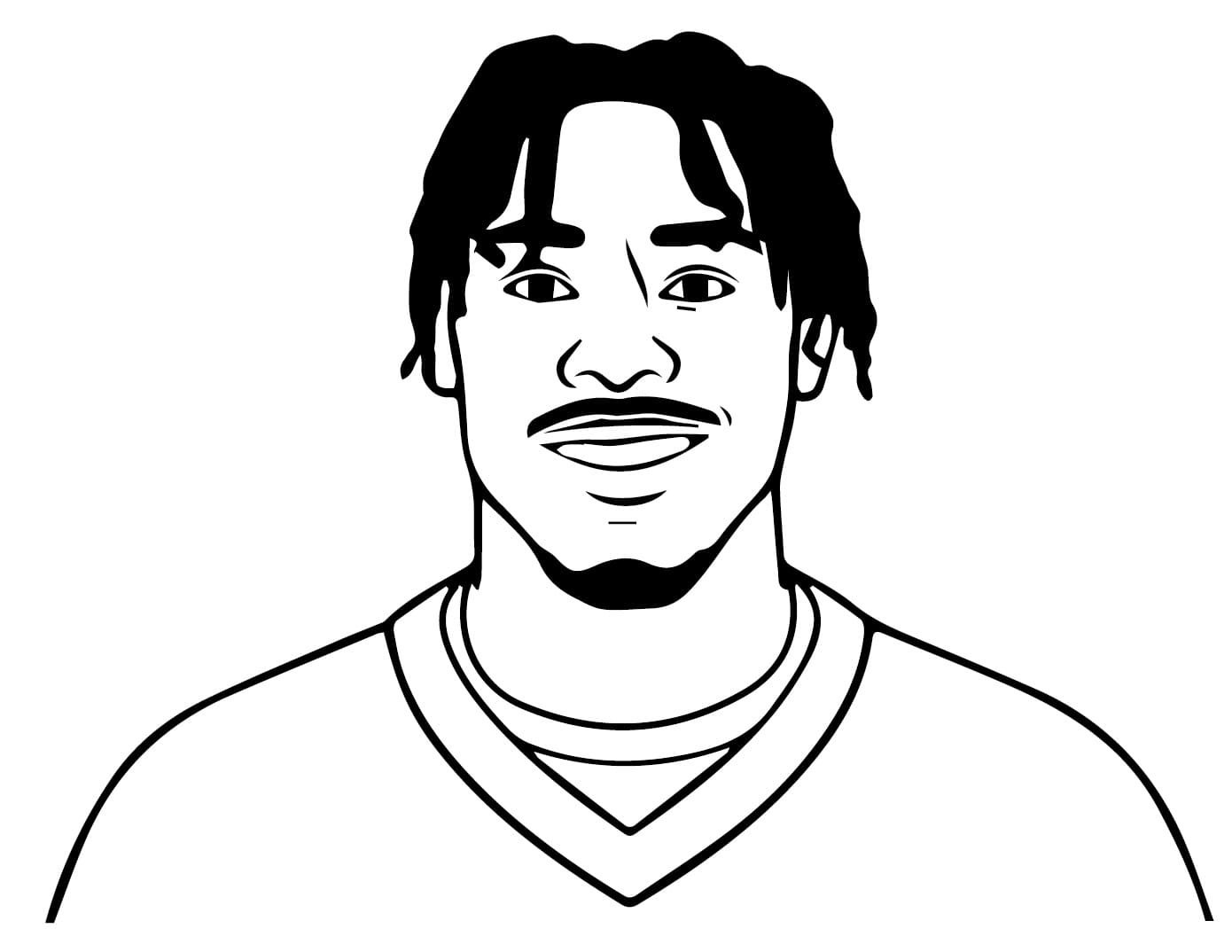 Justin Jefferson Is Cool Coloring Page Download Print Or Color 