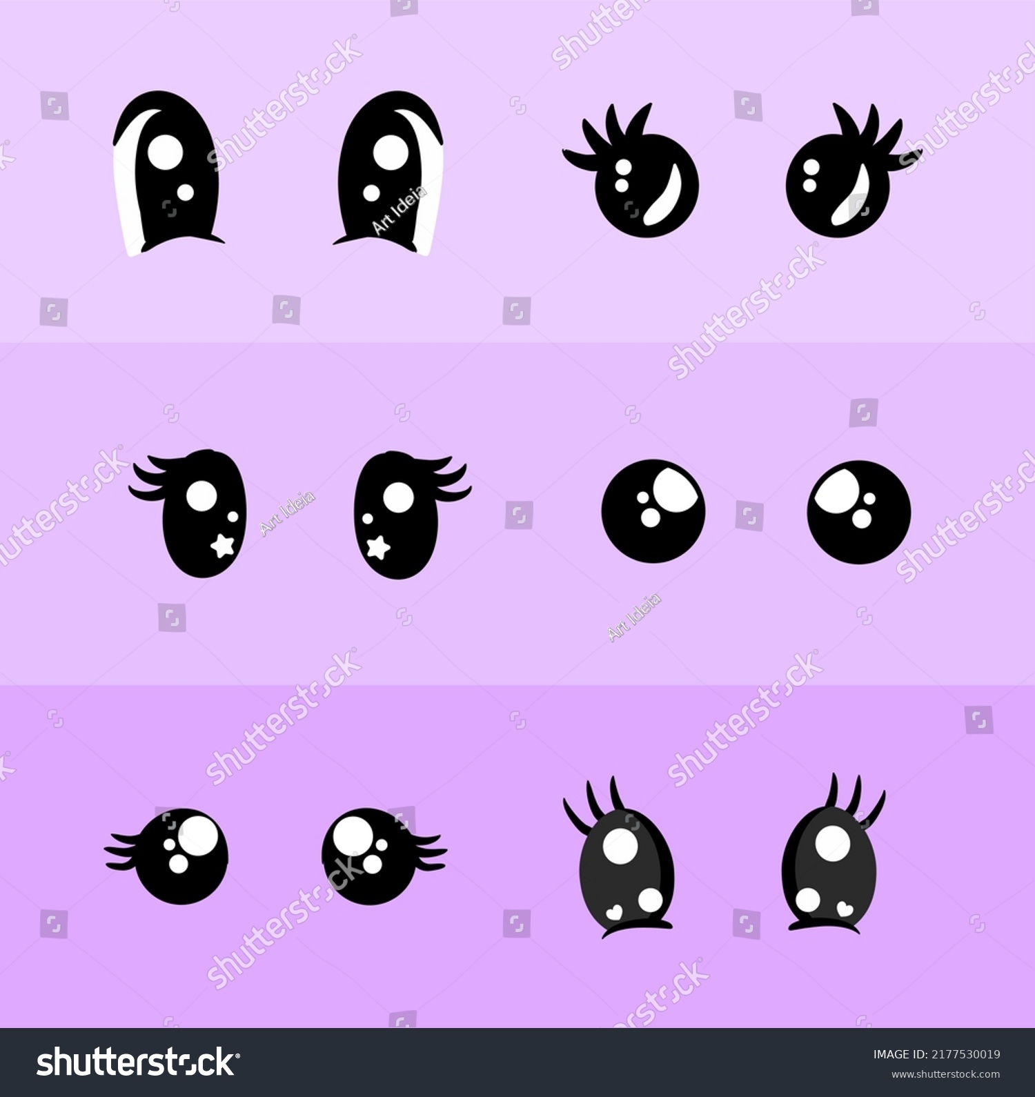 cute eyes drawing