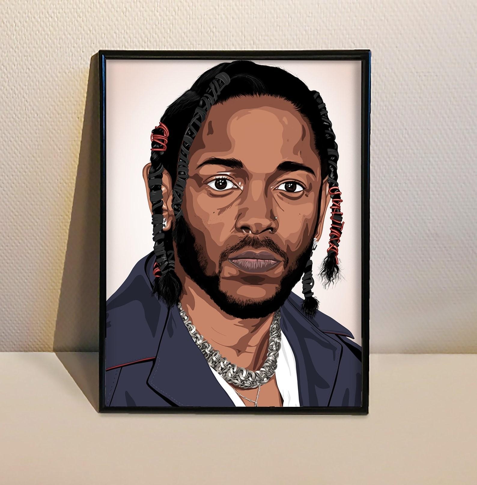 Kendrick Lamar Drawing Poster Gift For Home Decor Gift For Home Decor By Teeneon Issuu