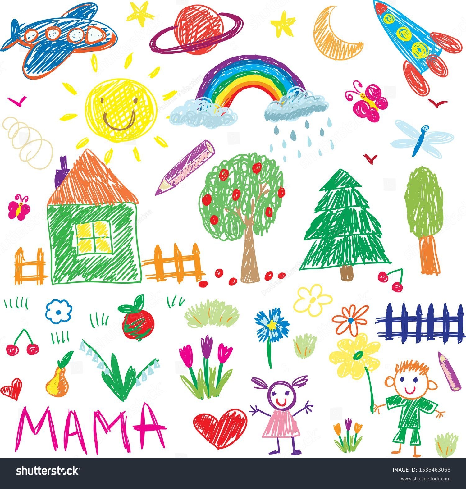 childrens drawings