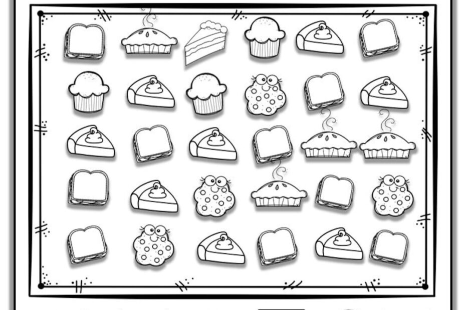 Kindergarten Math Worksheets Numbers 1 10 Counting Etsy