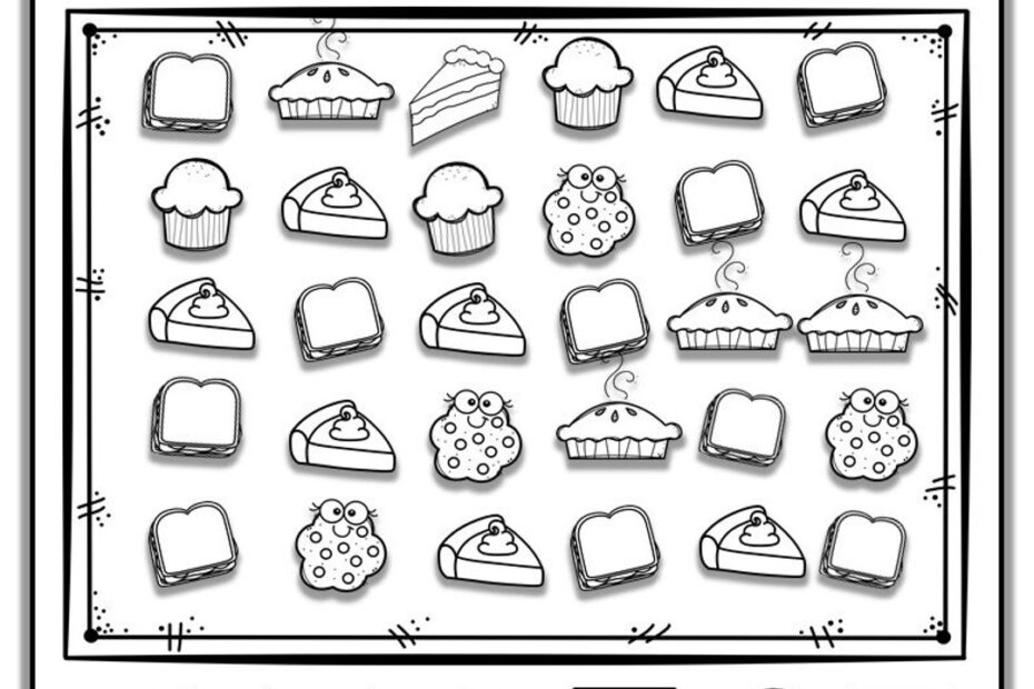 Kindergarten Math Worksheets Numbers 1 10 Counting Etsy