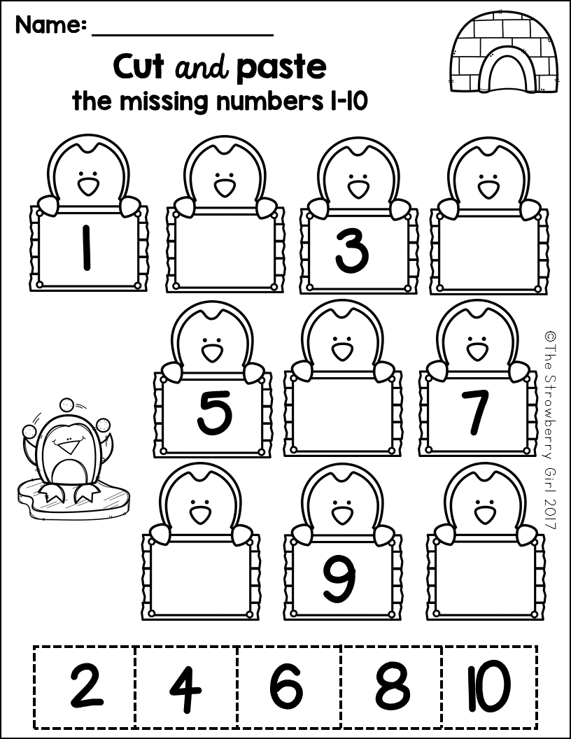fun math worksheets for kindergarten