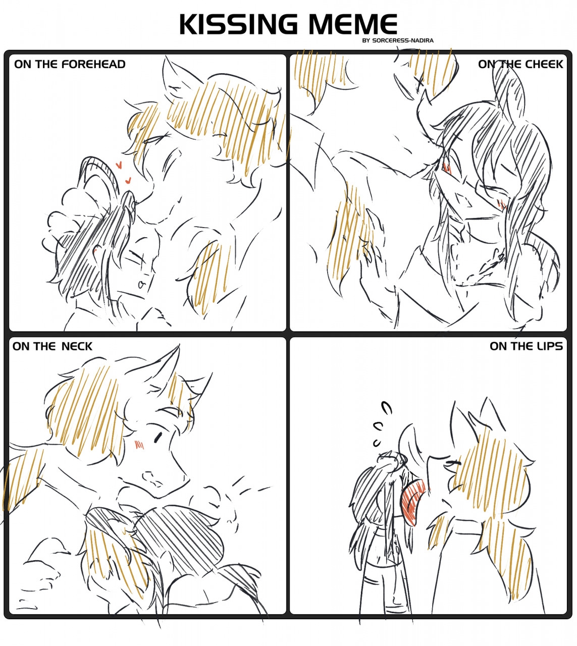 Kiss Meme By SquirrelForHire Fur Affinity dot Net