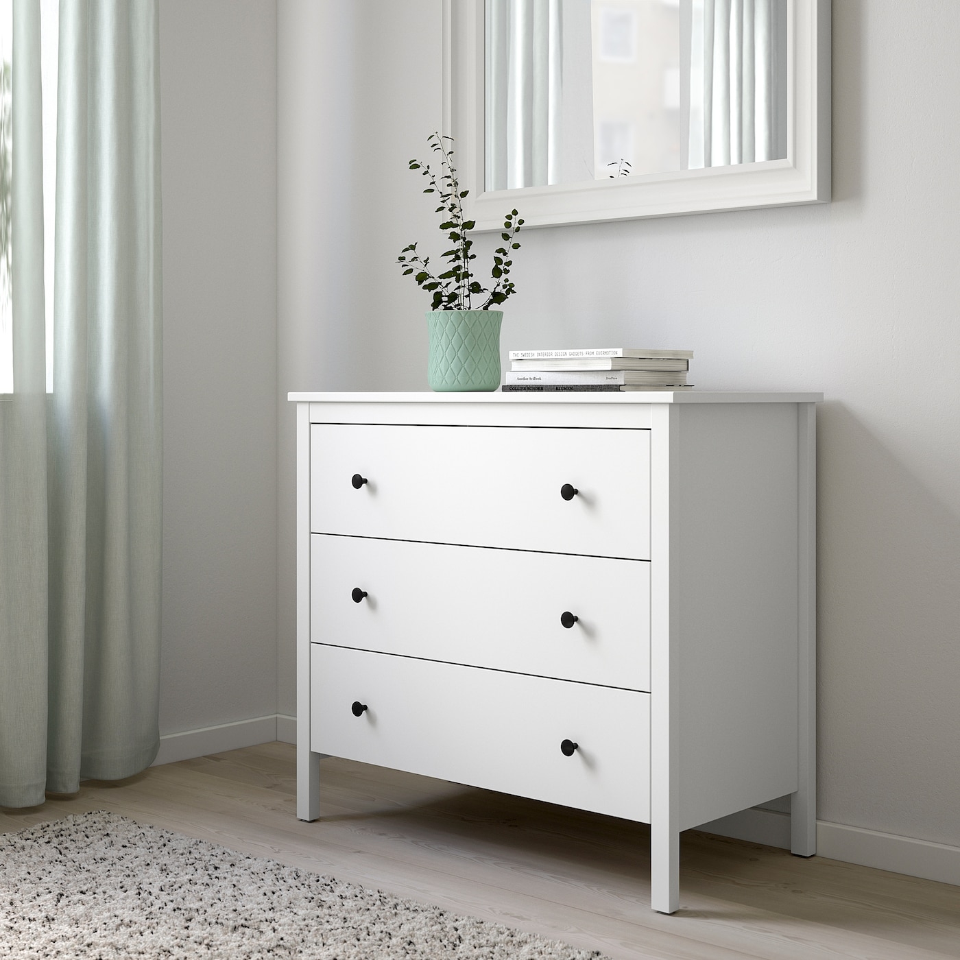 KOPPANG Chest Of 3 Drawers White IKEA