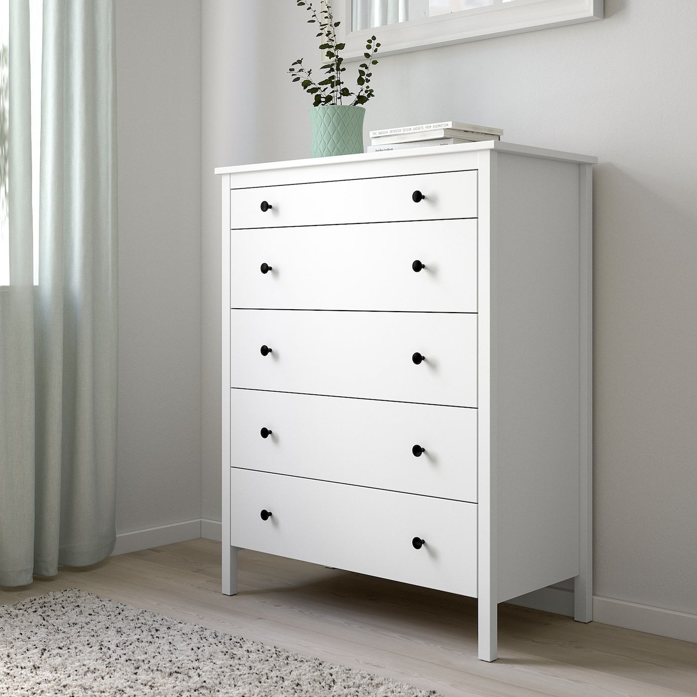 KOPPANG Chest Of 5 Drawers White IKEA