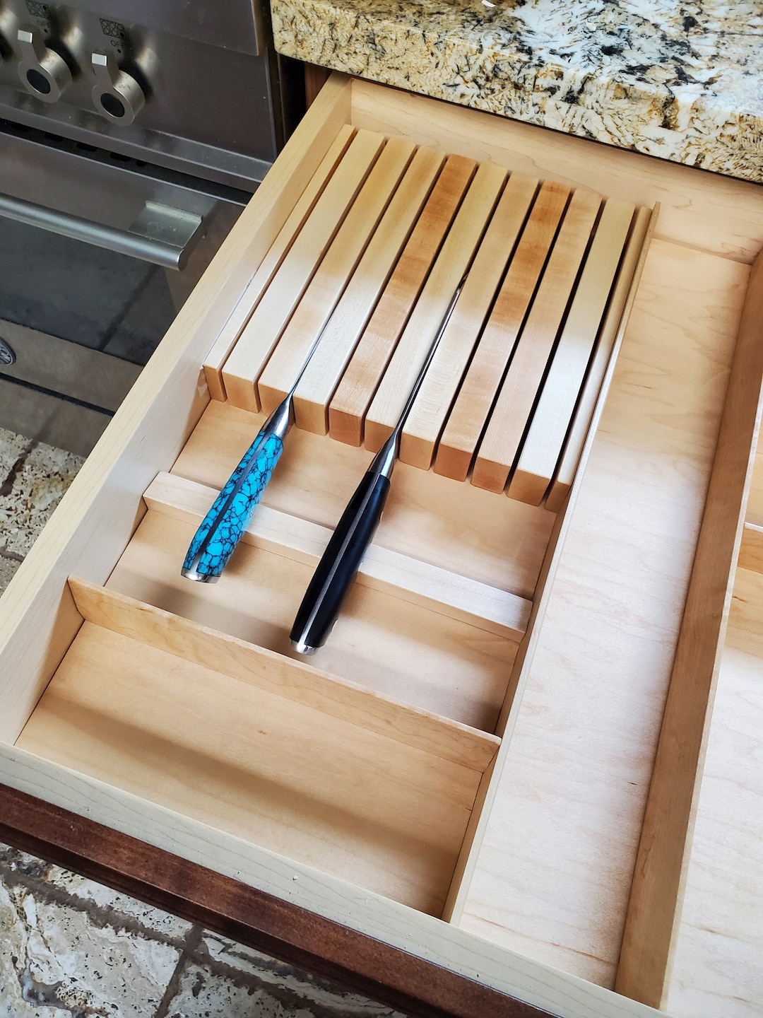 drawer knife block