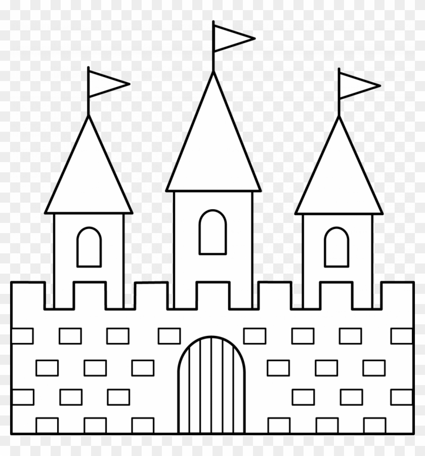 Large Size Of How To Draw An Easy Disney Castle Step Castle Clipart Black And White Png Transparent Png 1084x1111 1212897 PngFind