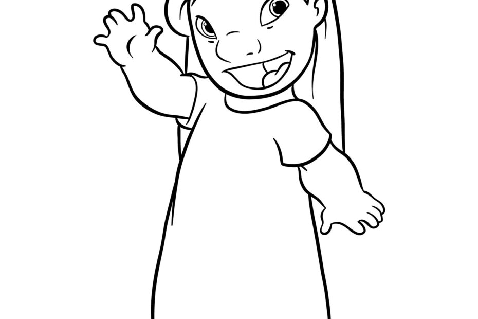 Learn How To Draw Lilo From Lilo U0026 Stitch Step by Step