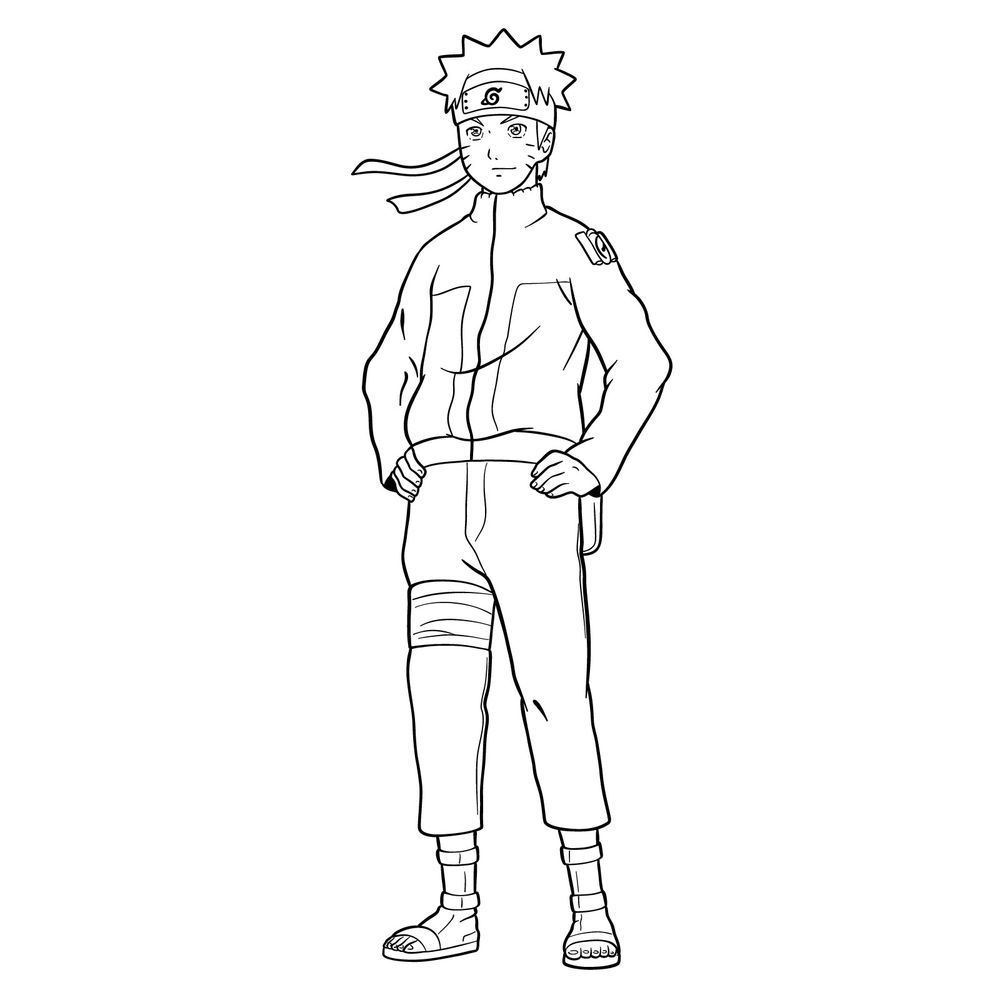Learn How To Draw Teen Naruto From Naruto Shippuden