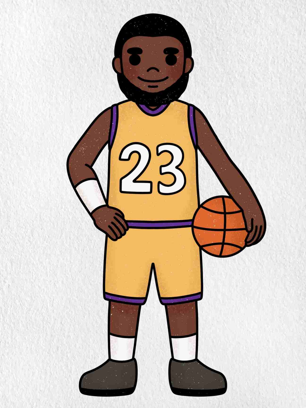 Lebron James Drawing easy HelloArtsy