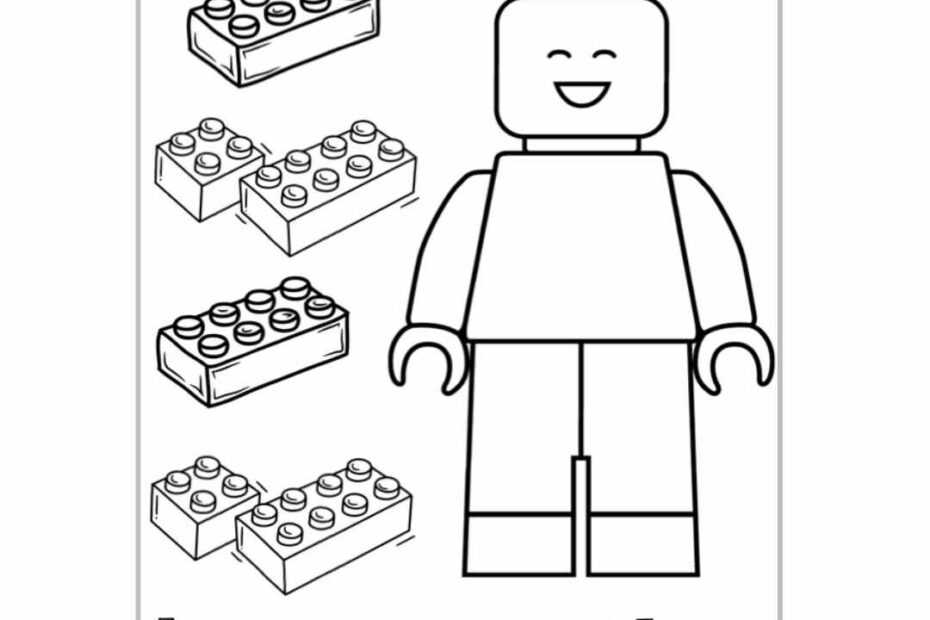 LEGO VBS Coloring Pages Stevie Doodles