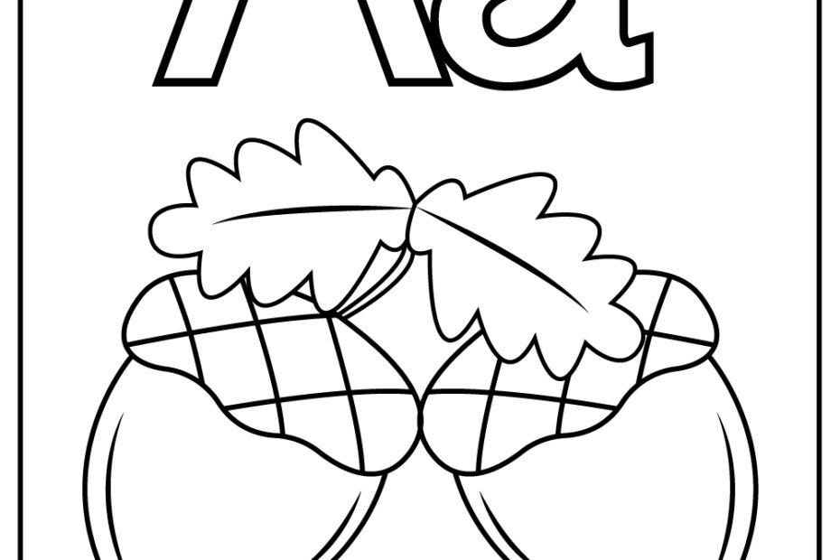 Letter A Coloring Pages 100 Free Printables