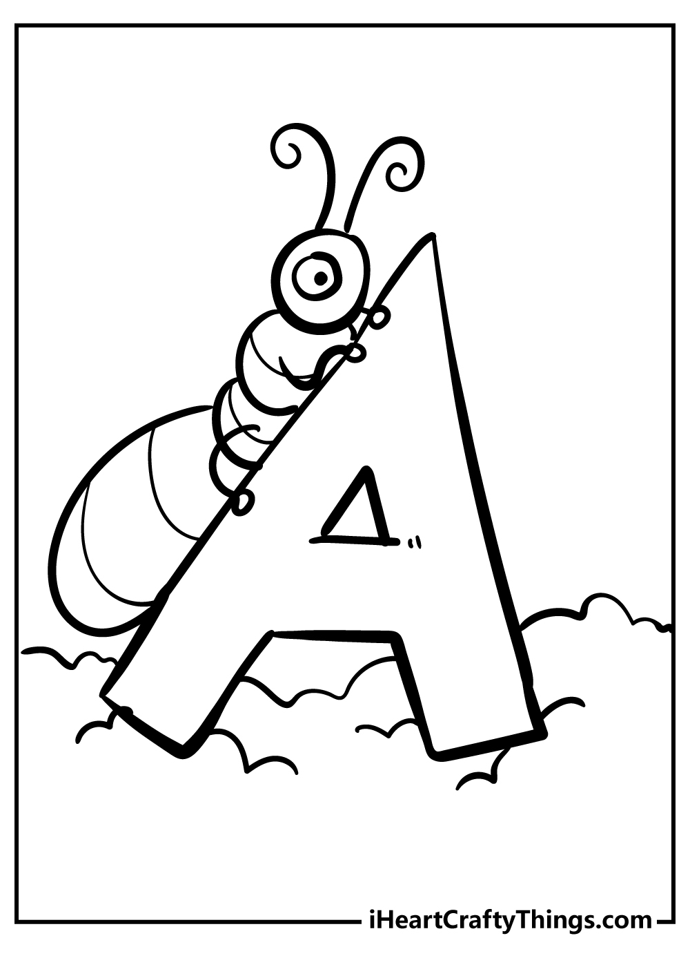 Letter A Coloring Pages 100 Free Printables Worksheets Library