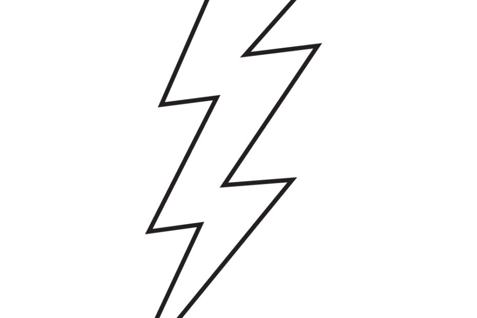 Lightning Bolt Drawing How To Draw A Lightning Bolt Step By Step