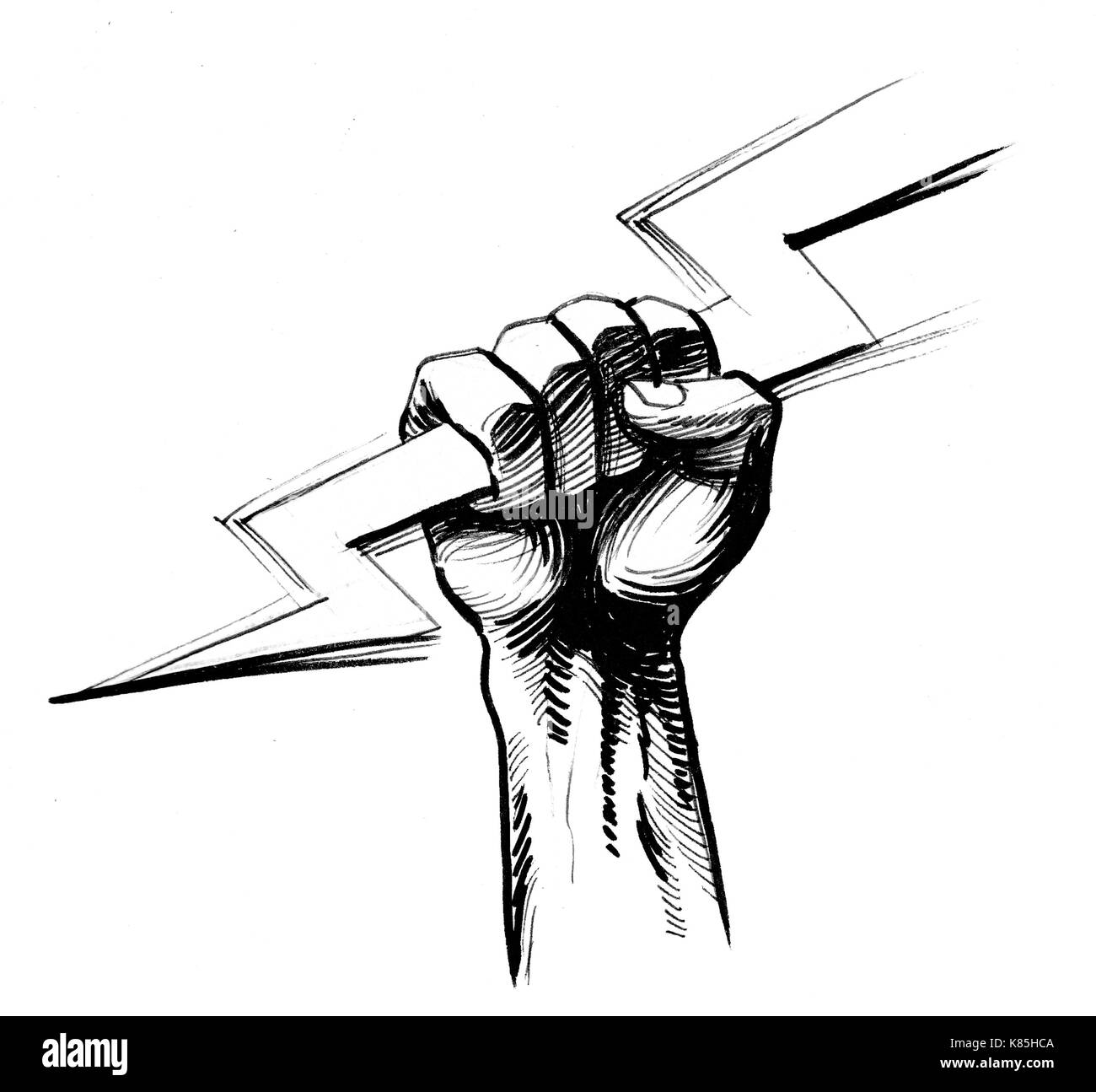 lightning bolt drawing