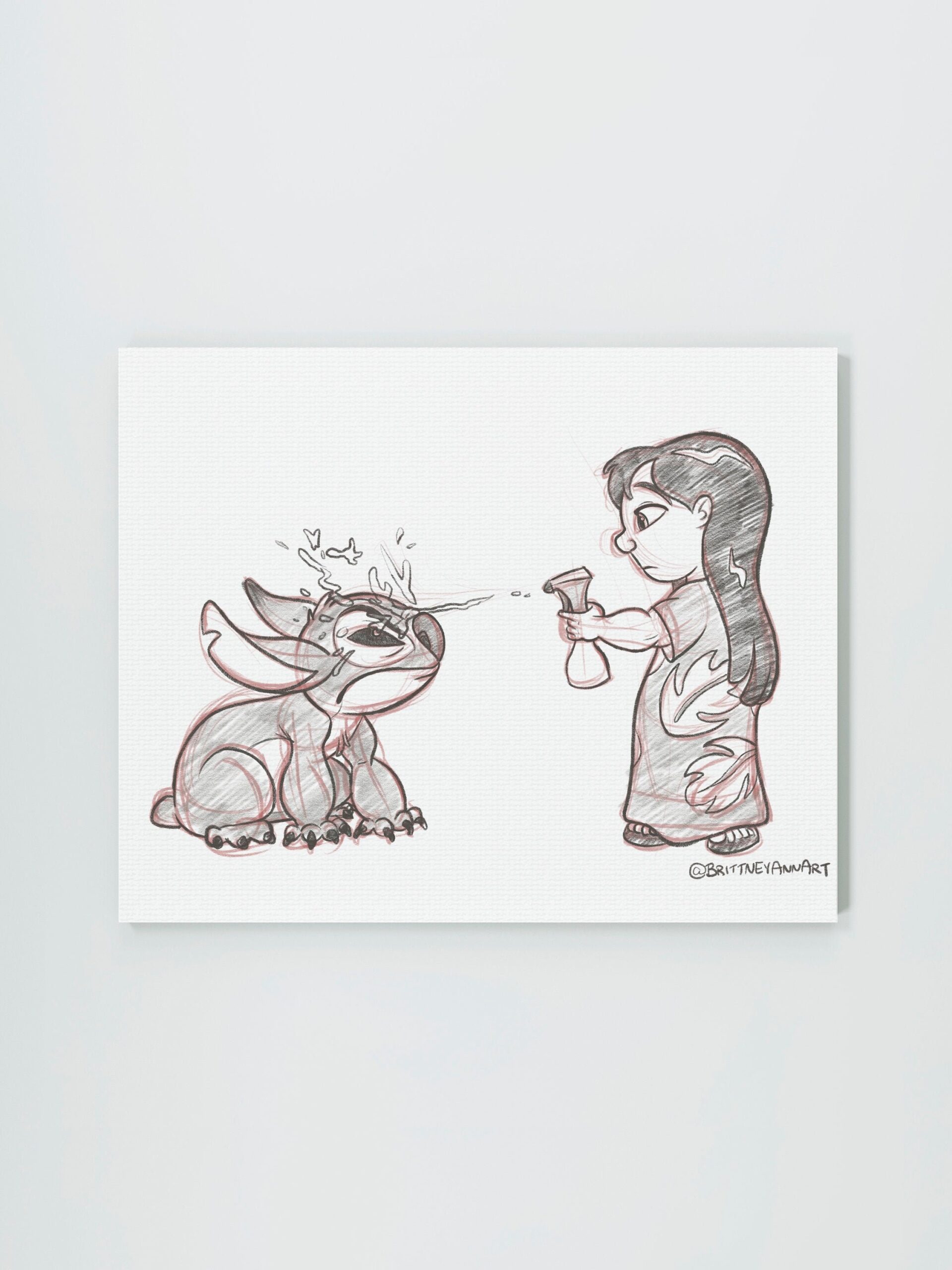 Lilo And Stitch Gifts Disney Canvas Art Stitch Disney Lilo 