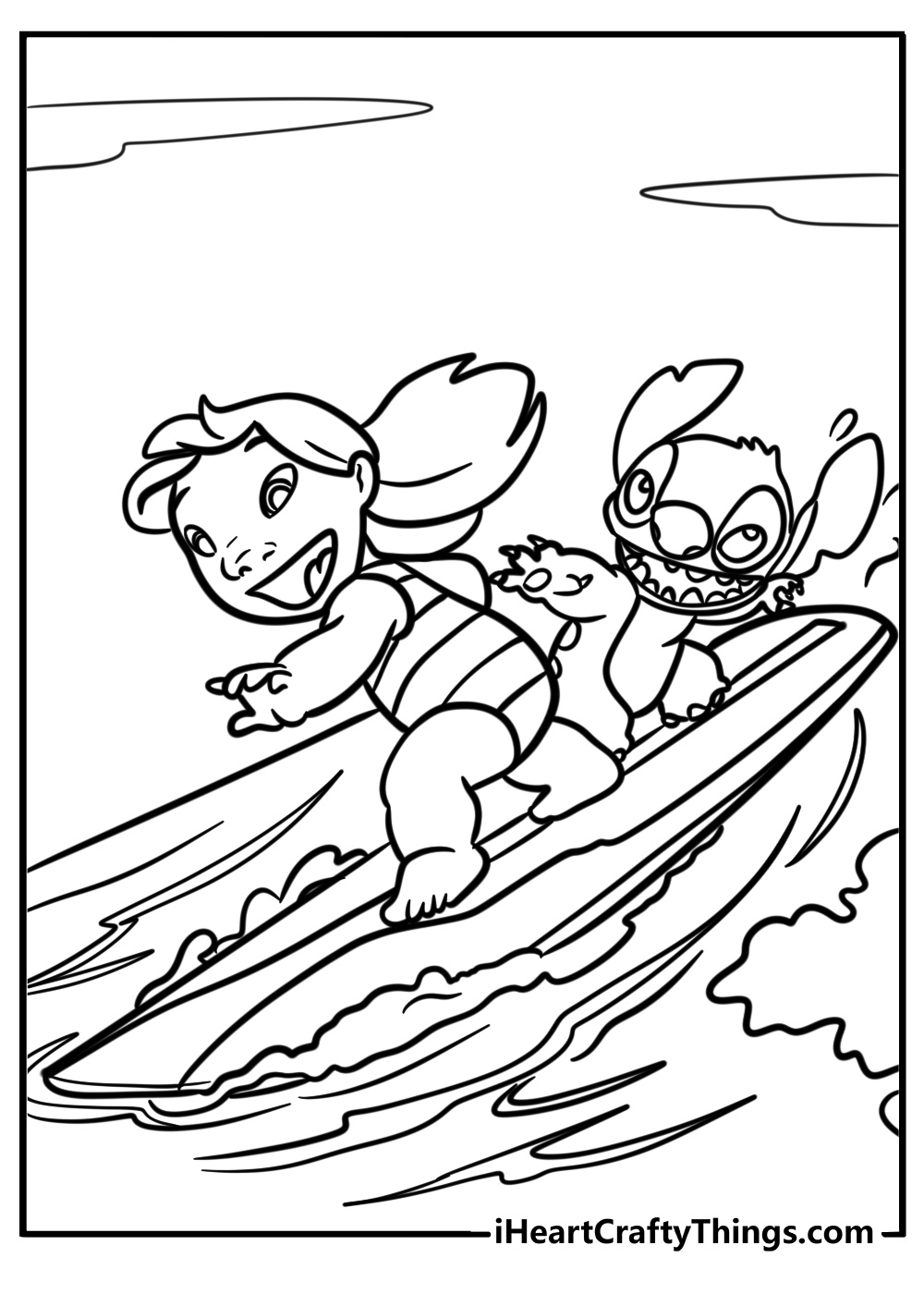 Lilo U0026 Stitch Coloring Pages 45 Free Printables For Kids
