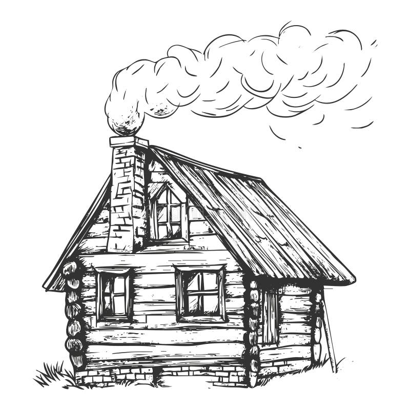 cabin drawing