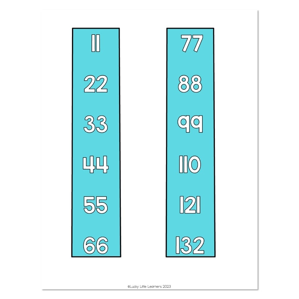 Lucky To Learn Math Unit 9 Multiplication And Arrays Anchor 