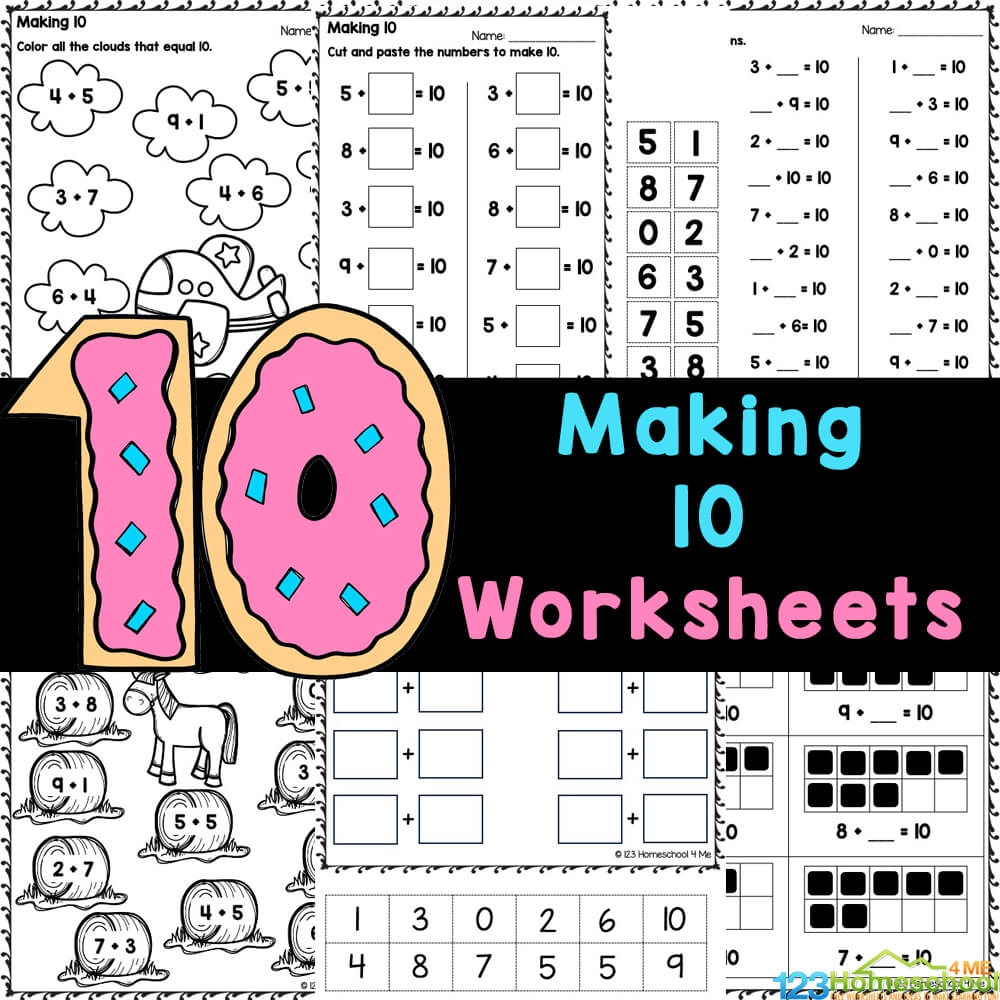 making ten math worksheets