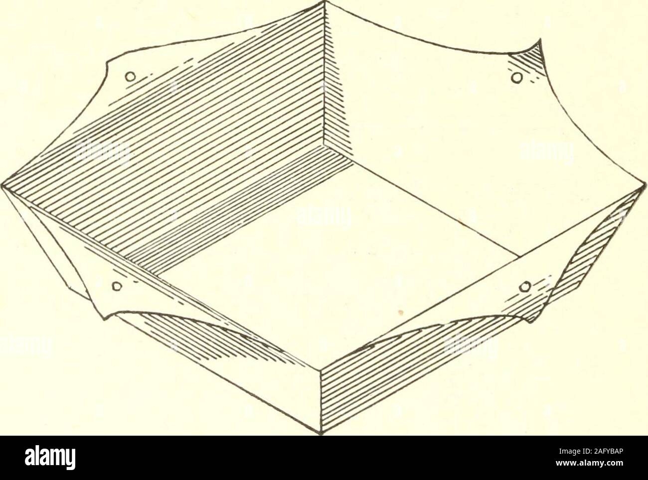Manual Of Cardboard Construction For Third And Fourth Grades 63 A4 COURSE No 3 Tray Construction Draw A Square 5 Sides Draw Another Square 3 Sides Bymeasuring 1 From Each Side Of