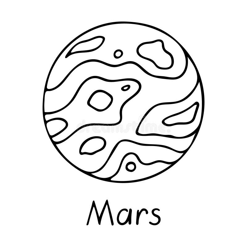 mars drawing