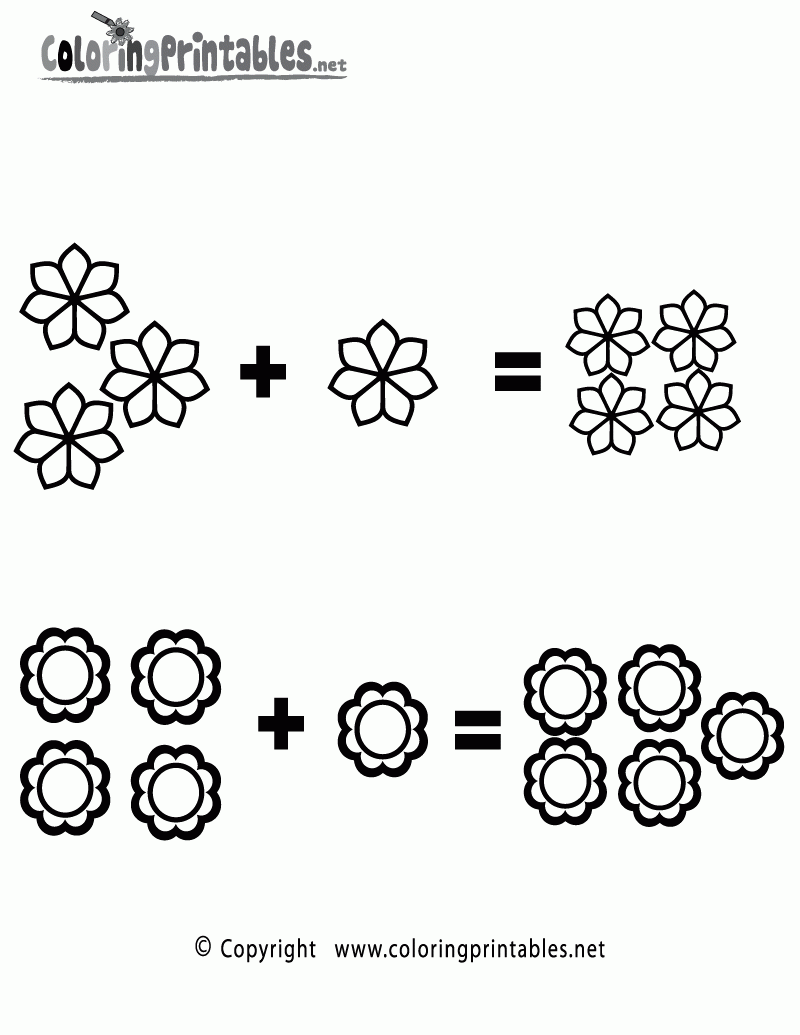 free coloring pages math