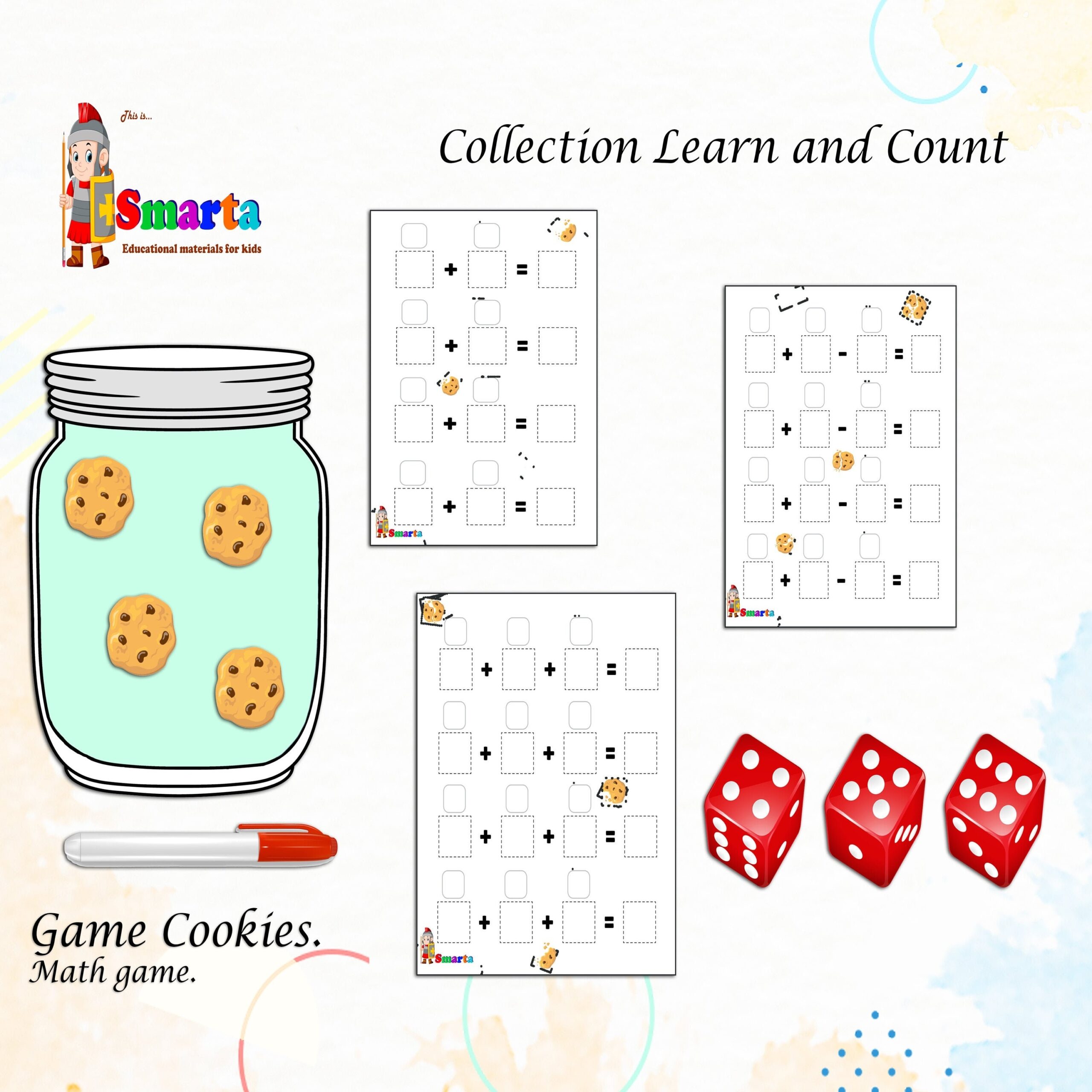 Math Games Math Worksheets Printable Etsy