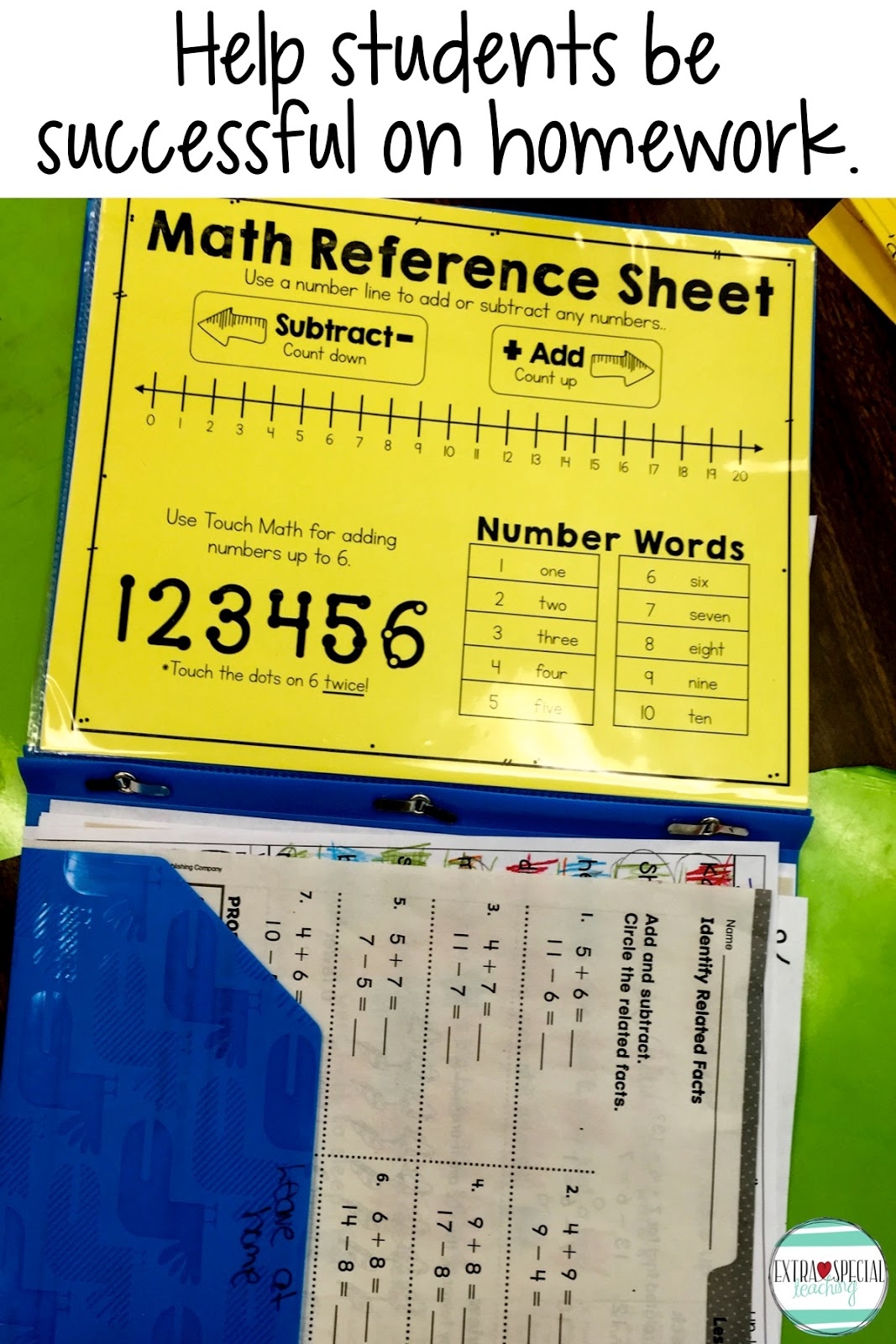 Math Reference Sheet freebie Owl ways Be Inspired