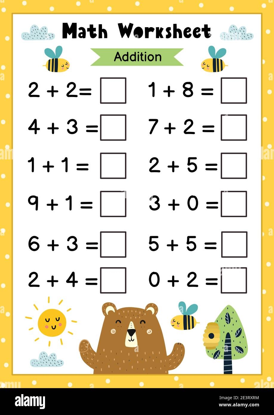 Math Sheet Hi res Stock Photography And Images Alamy