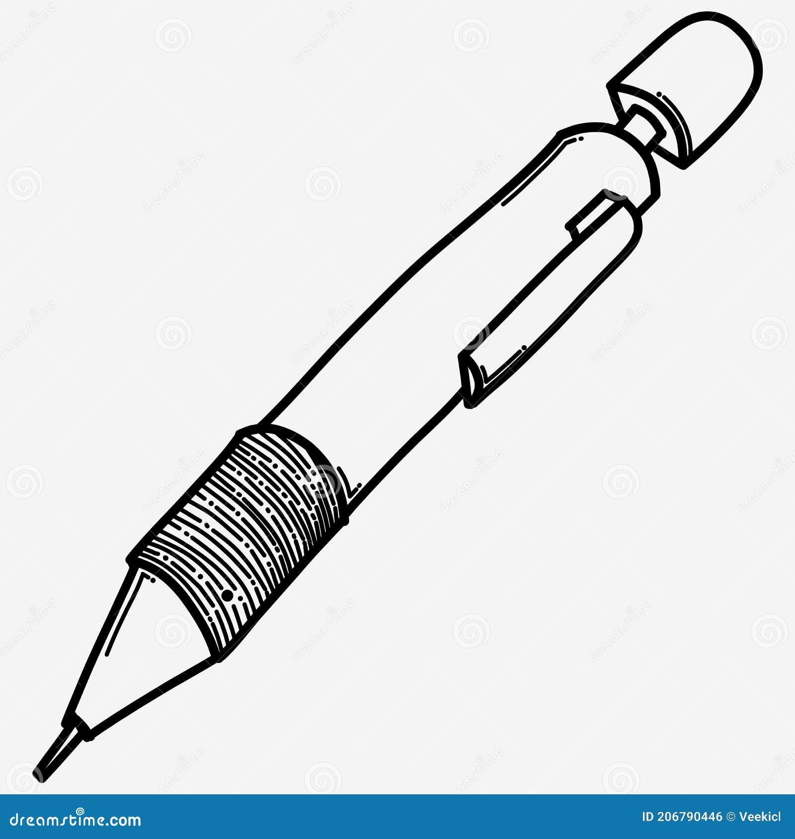 mechanical pencil drawing