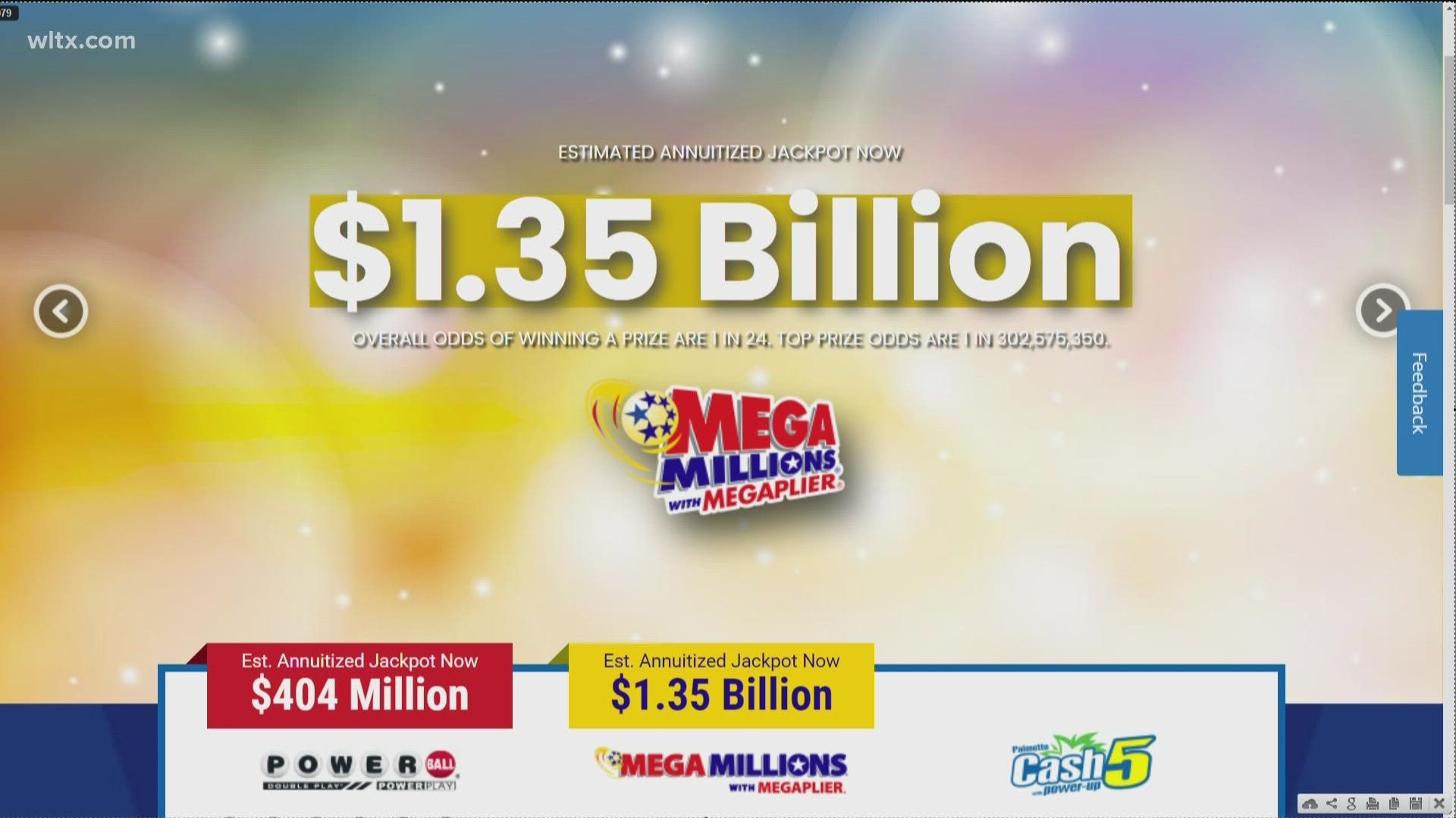 Mega Millions 1 35B Jackpot Odds Cut off Times When The Drawing Happens