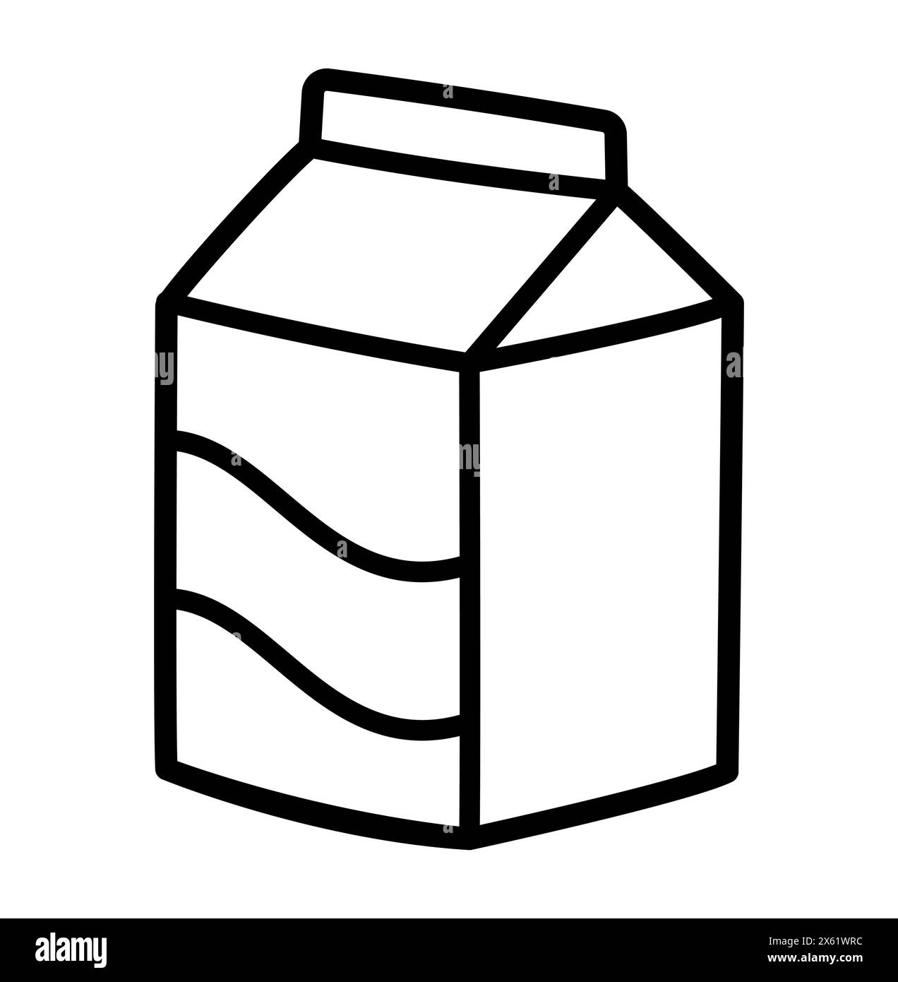 Milk Box Cartoon Black And White Stock Photos U0026 Images Alamy