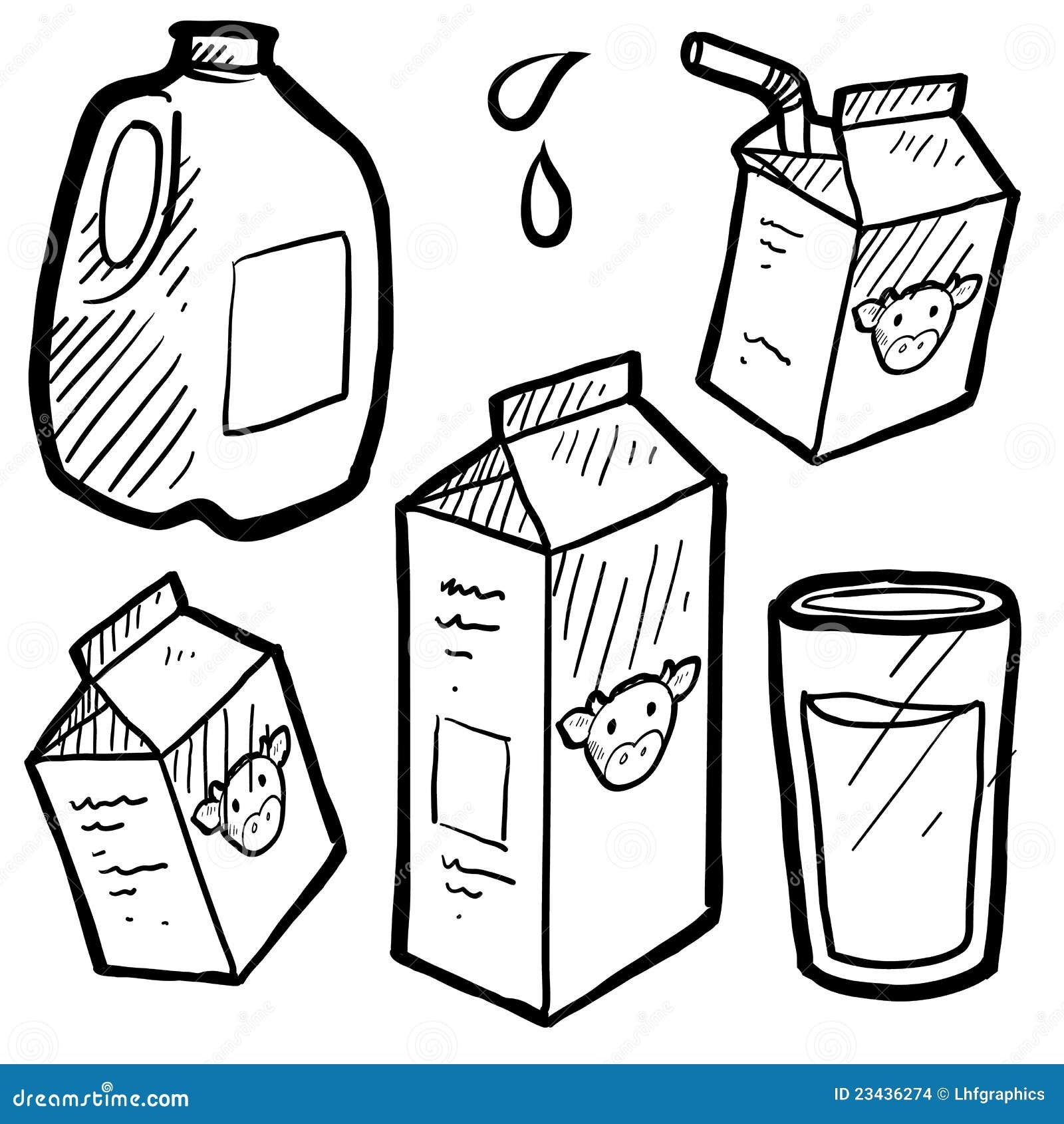 milk carton drawing