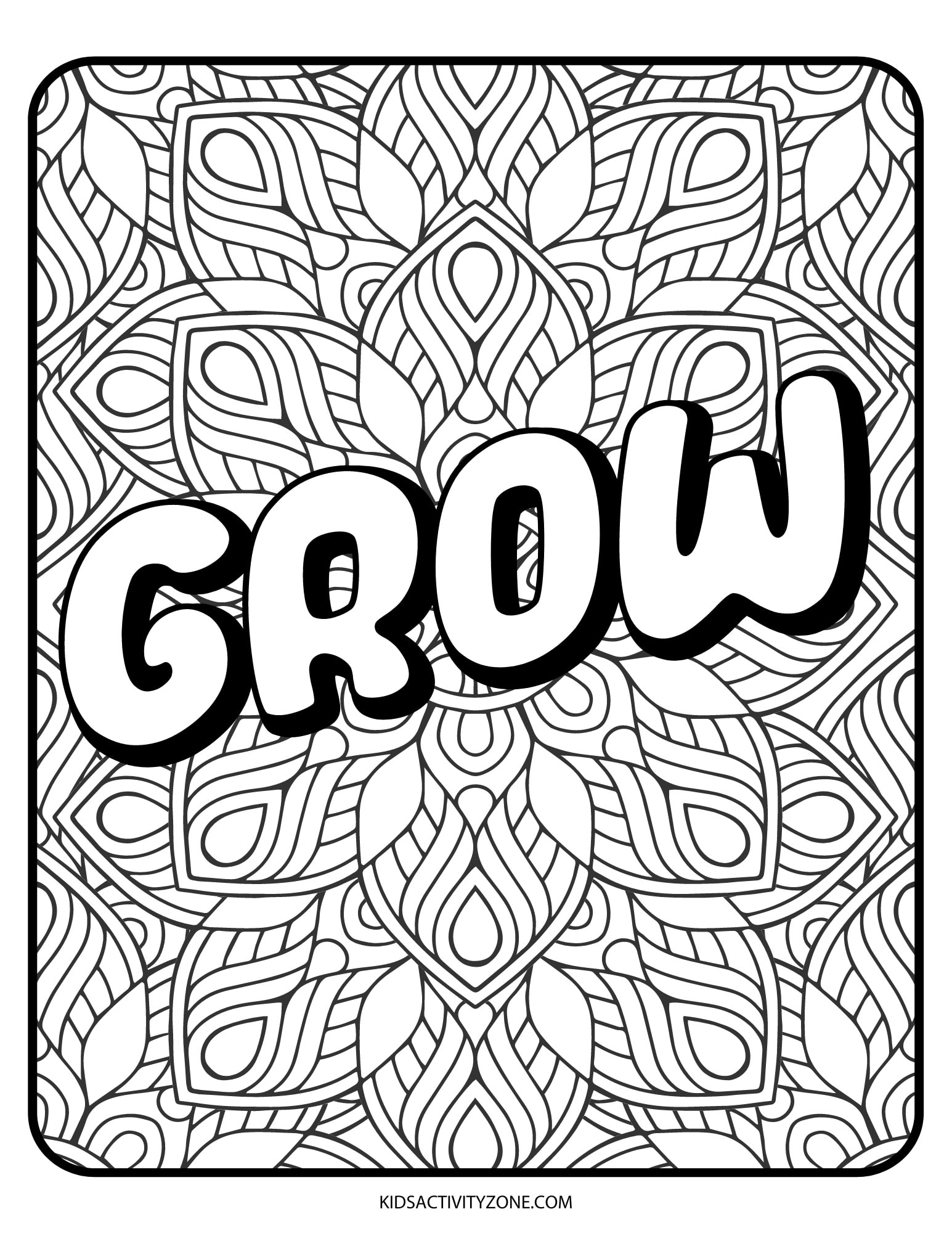 free mindful coloring pages