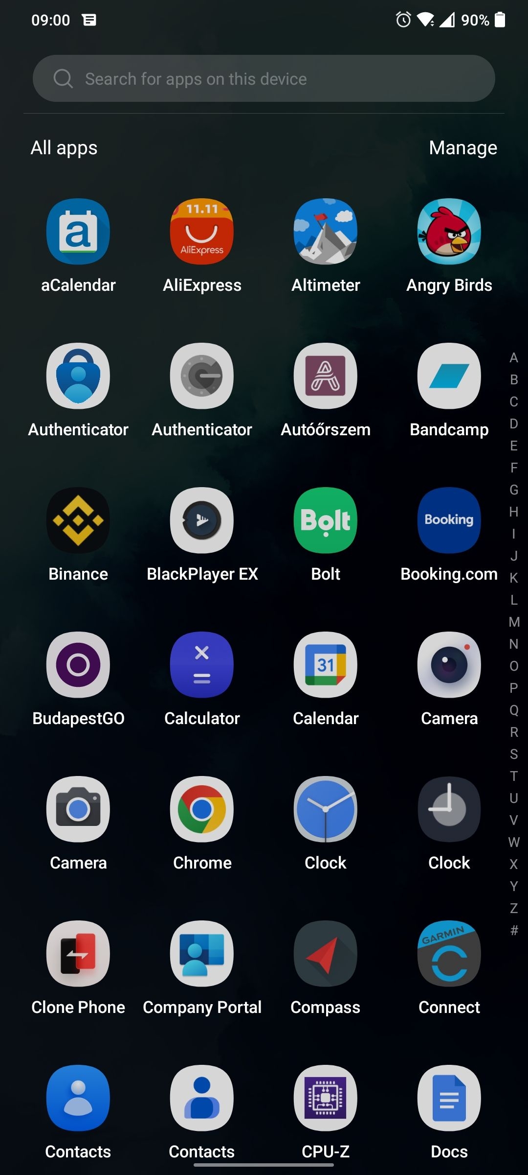 android app drawer