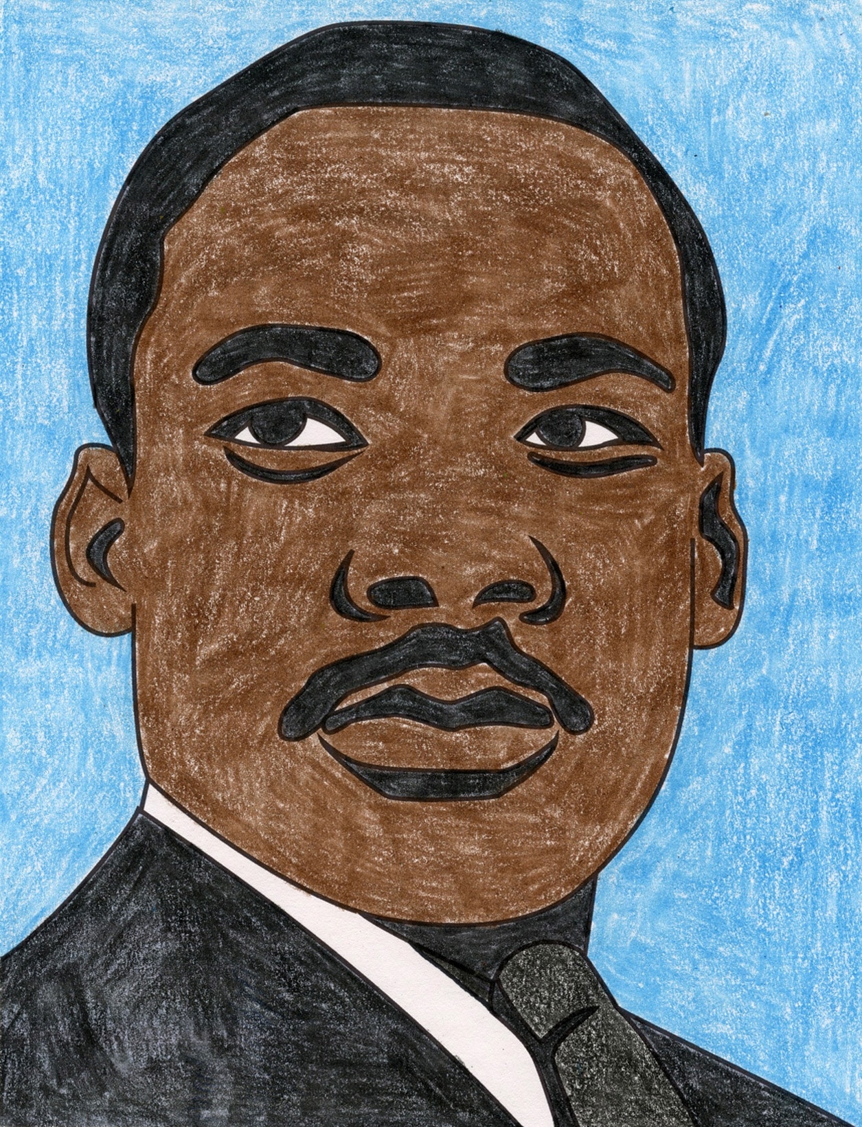 MLK Coloring Page