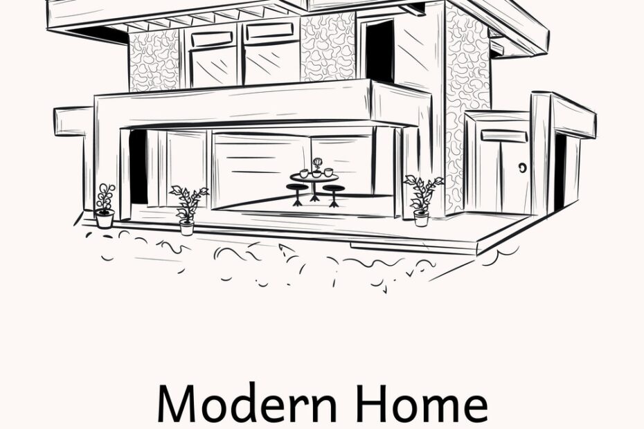 Modern Home Royalty Free Vector Image VectorStock