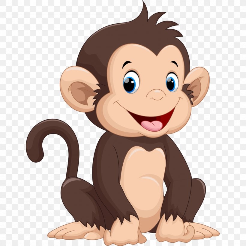 monkey cartoon drawing
