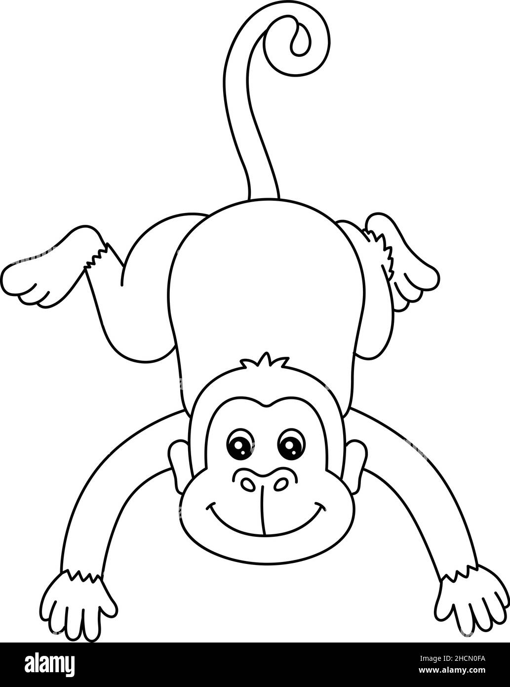 free coloring pages monkey