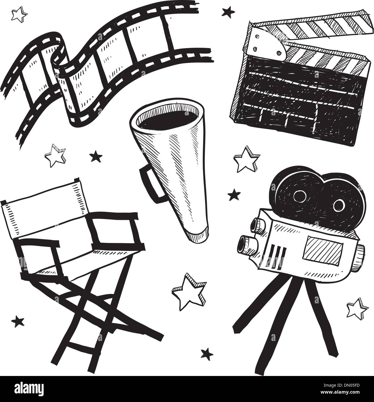 Movie Sketch Hi res Stock Photography And Images Alamy