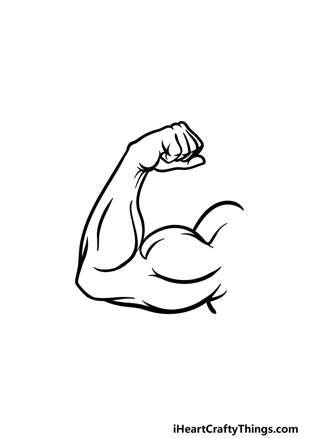 Muscular Arm Drawing How To Draw A Muscular Arm Step By Step