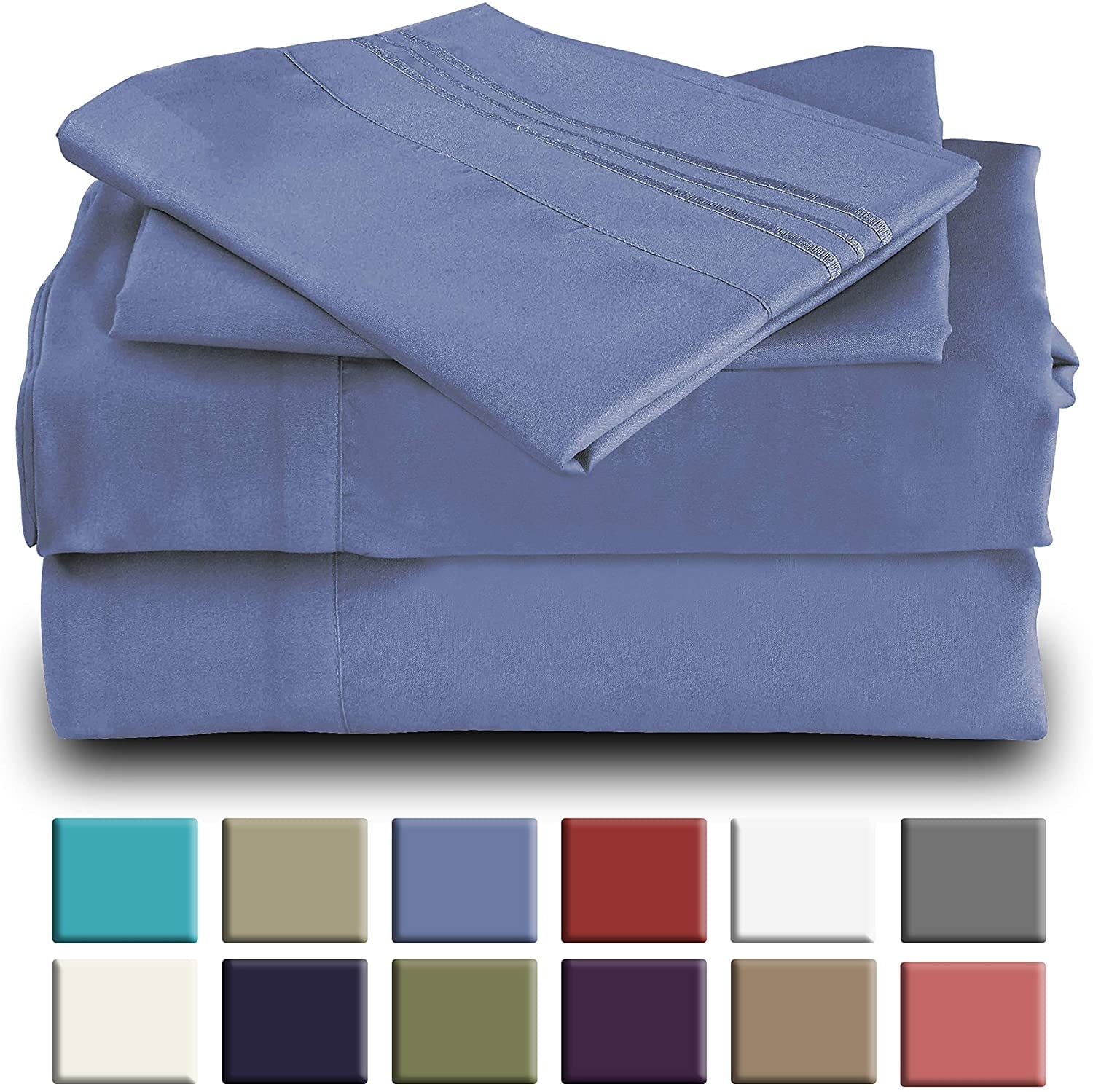 Mutlu Home Goods Rayon Made From Bamboo Half Split Fitted Sheet Deep Pockets Wrinkle Free Flex Top King Sheets For Sleep Number Bed Flex Head King 34