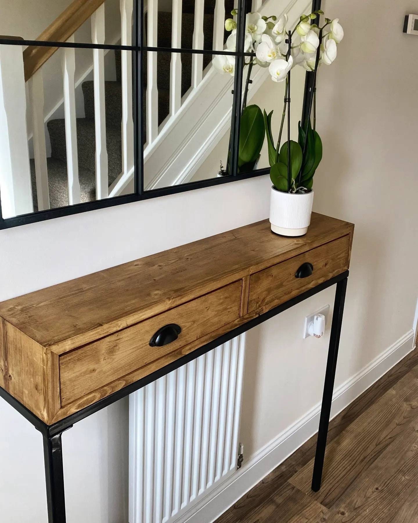 console table with drawer