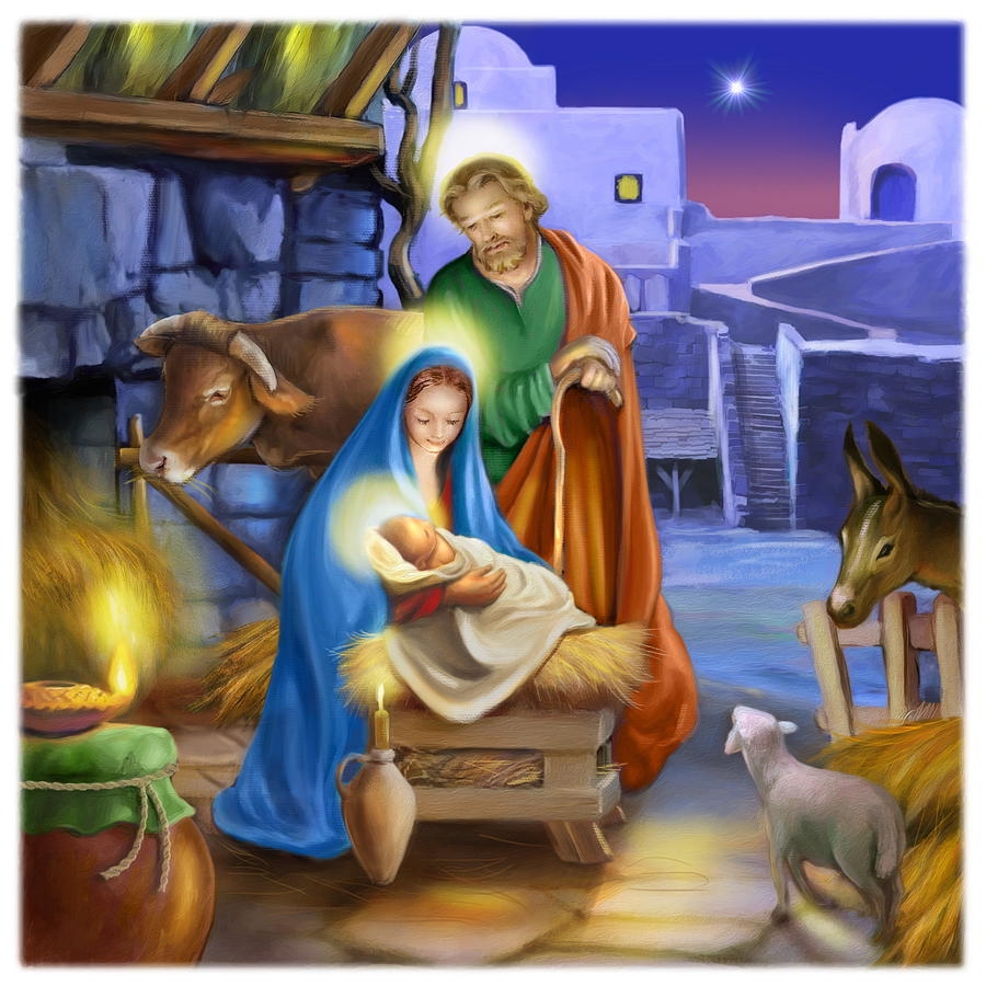 nativity drawing