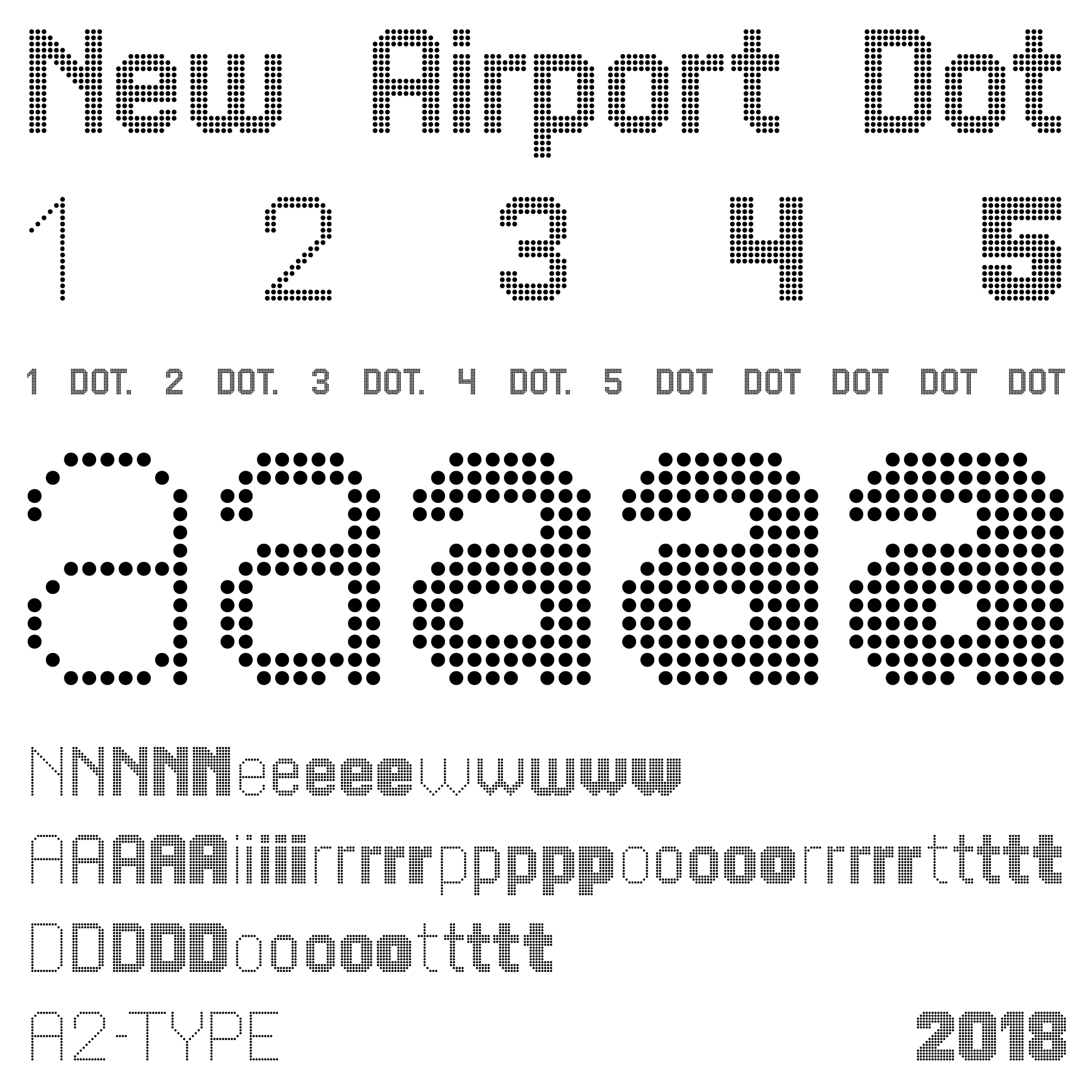 dot to dot fonts
