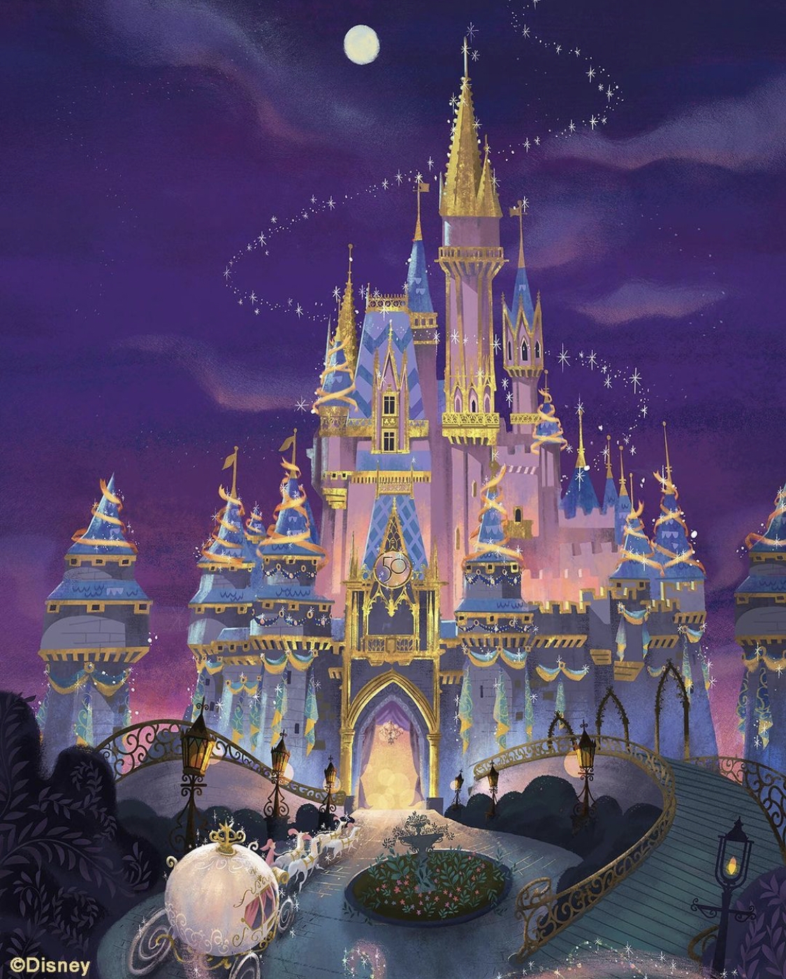 NEW Concept Art Reveals The Inspiration Behind Cinderella Castle s 50th Anniversary Transformation The Disney Food Blog
